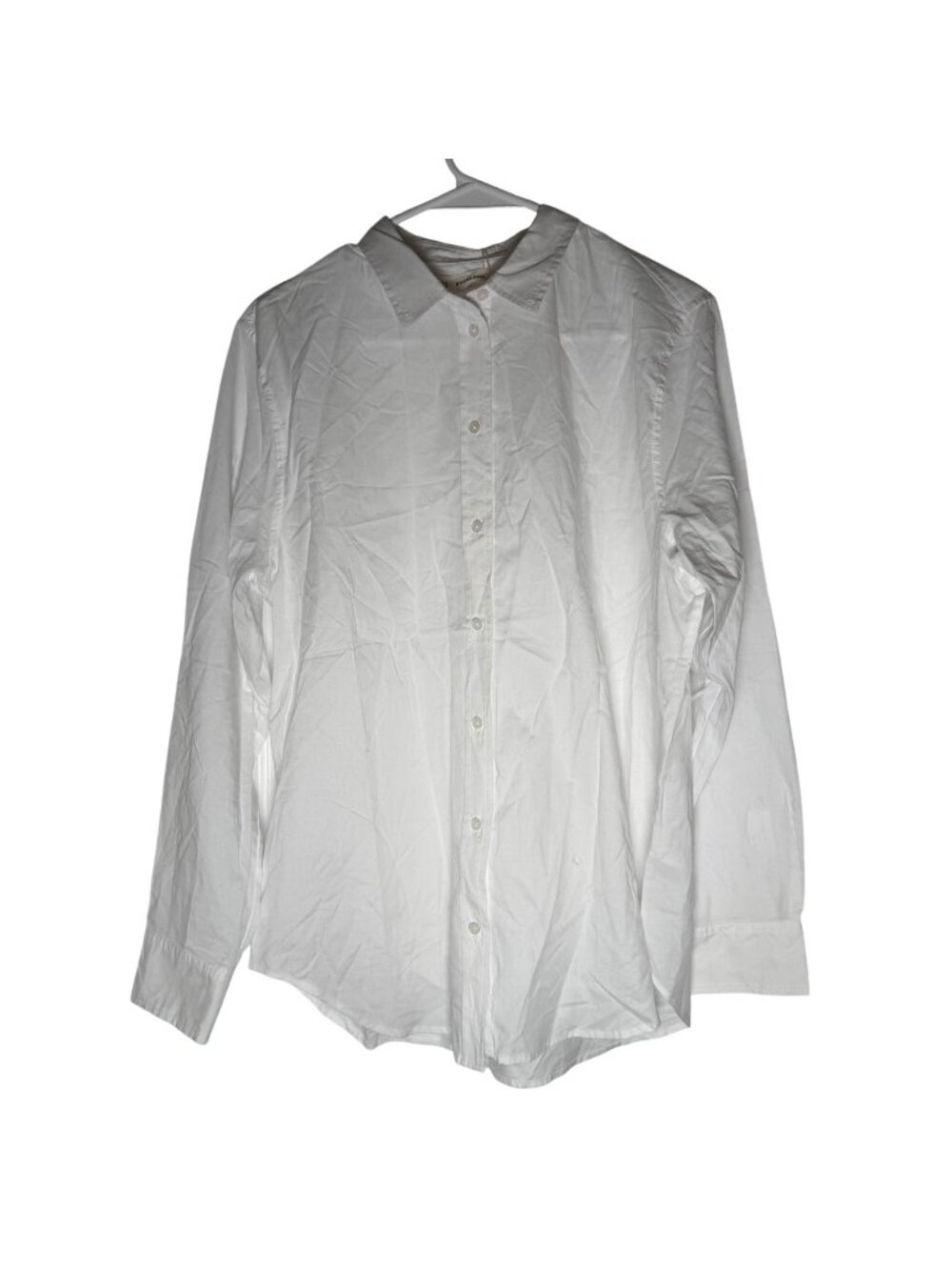 Everlane The Silky Cotton Relaxed Shirt White Size 10 NWT